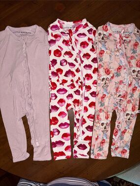 Little Bum Bums Bamboo One-Piece Rompers 9-12M